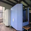 韩国斗山NHP-8005卧式双工位加工中心，2024年出厂工作.